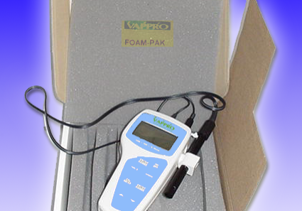 Precision instrument protected in a box with VAPPRO VCI Foam Pad
